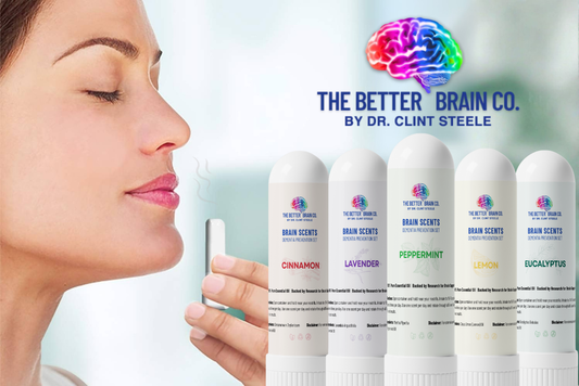 Brain Scents Inhaler 5-Pack – Focus & Relaxation (Lasts 6 Months)